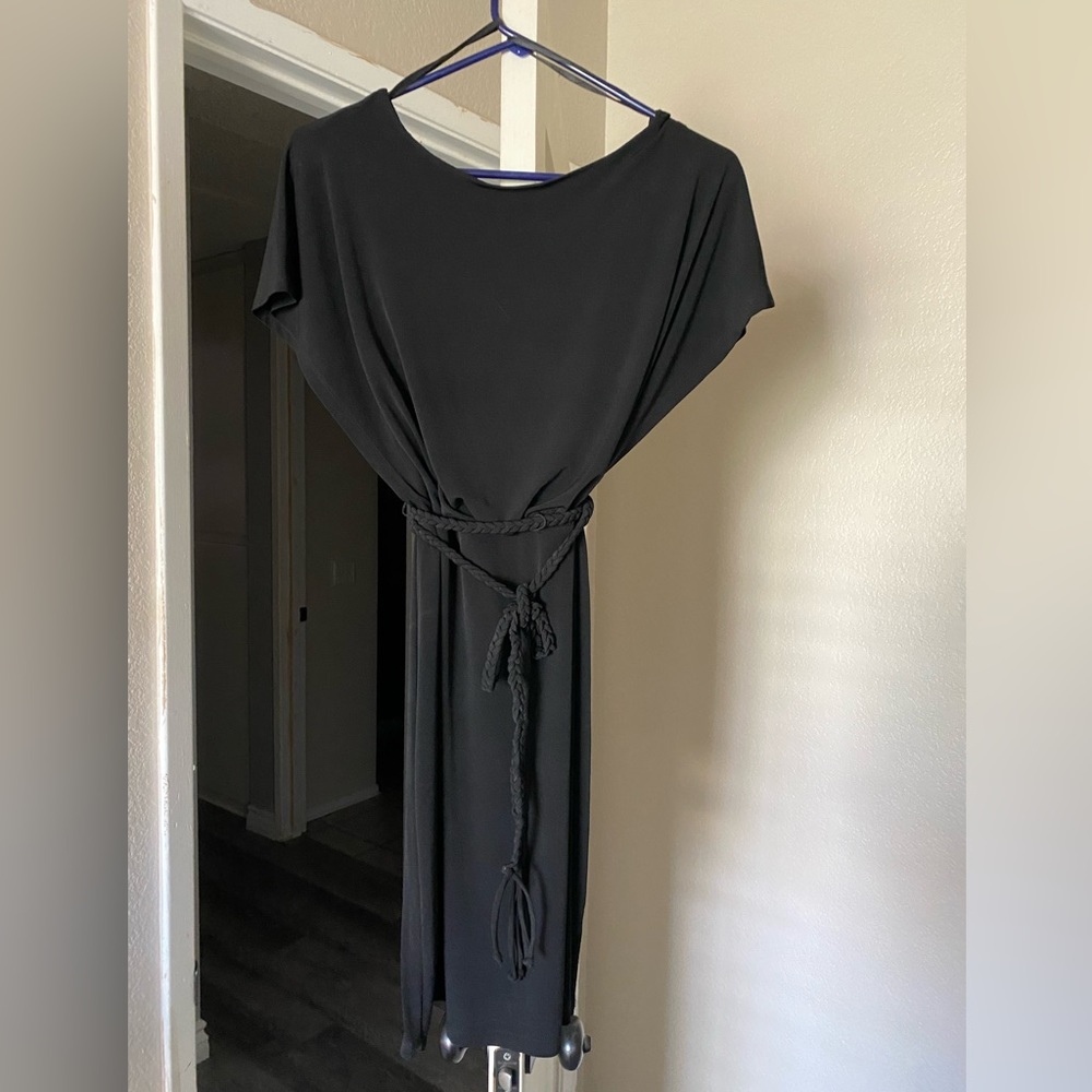 Black cocktail dress